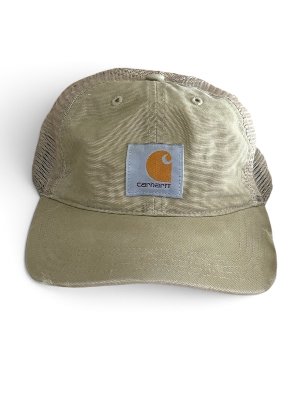 Carhartt Tan Logo Mesh Back Hat